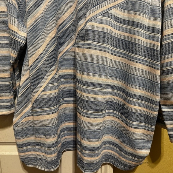 Alfred Dunner Women’s Plus Size A Fresh Start Striped 3/4 Sleeve Top Sz 2X - Picture 4 of 10